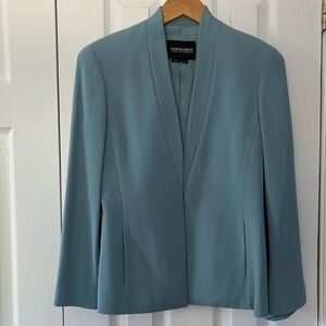 Giorgio Armani Vintage Blue Vestimenta Spa  Wool And Silk Blazer Italy Sz38 4-6